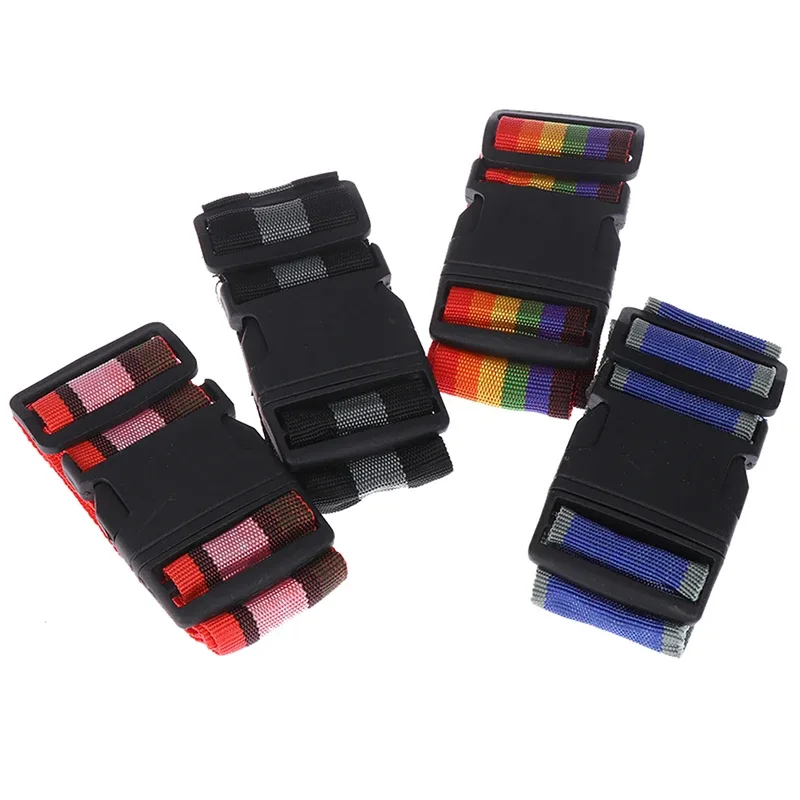 sangle de bagage de voyage réglable avec verrouillage par mot de passe, ceinture d'emballage, verrouillage sécurisé des bagages, antivol, ceinture de faisceau de bagages