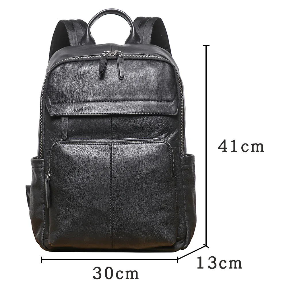 aetoo nouveau sac à bandoulière en cuir véritable pour hommes, sac de voyage en peau de vache de couche supérieure, sac d'ordinateur de grande capacité, bagages de voyage d'affaires