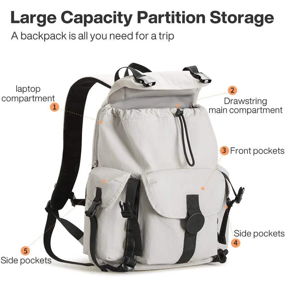 rei-sac à dos de voyage pour ordinateur portable de 18 pouces, approuvé en vol, convient aux ordinateurs portables de 16 pouces, observateur et étanche, pour randonnée