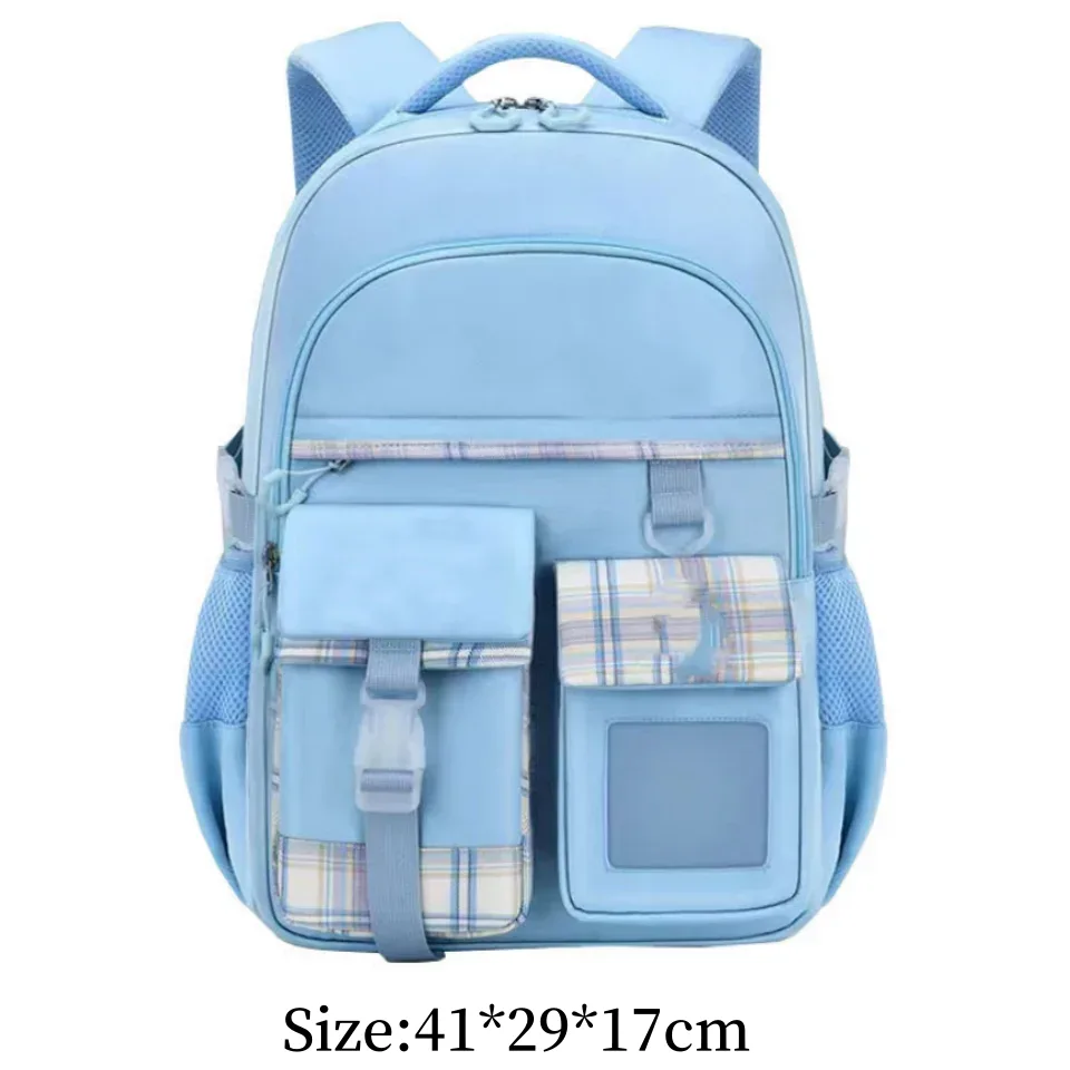 nouveau sac à dos léger et étanche pour filles et enfants de l'école primaire, sac à dos de protection de la colonne vertébrale de grande capacité pour filles