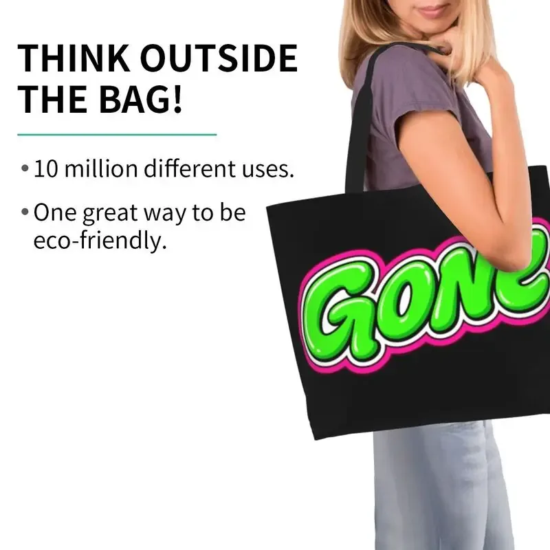 sac de plage gone avec lettres en néon, sac fourre-tout tendance pour l'été, pour femmes, couleurs vibrantes, accessoires de plage
