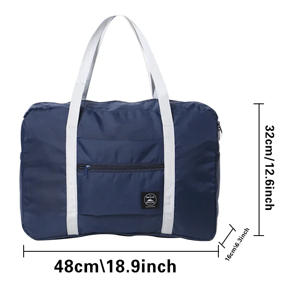 sacs de voyage portables pliants, sac de rangement de voyage de grande capacité, sac de compagnie aérienne multifonctionnel, sacs à main de voyage mobiles