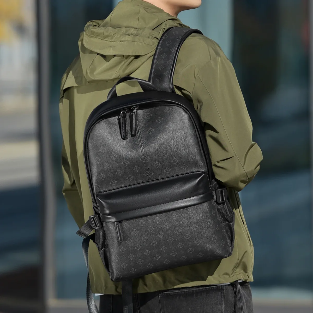 design de luxe sac à dos hommes rétro plaid imprimé fleuri hommes sacs à dos mode affaires sac à dos pour ordinateur portable étudiant sac d'école sac à dos