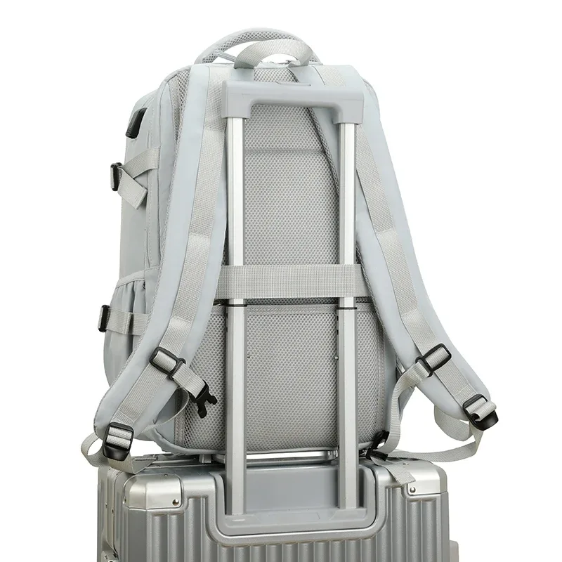 sac à dos étanche avec plusieurs poches, adapté aux voyages en plein air, sac à dos pour ordinateur portable de 15,6 pouces