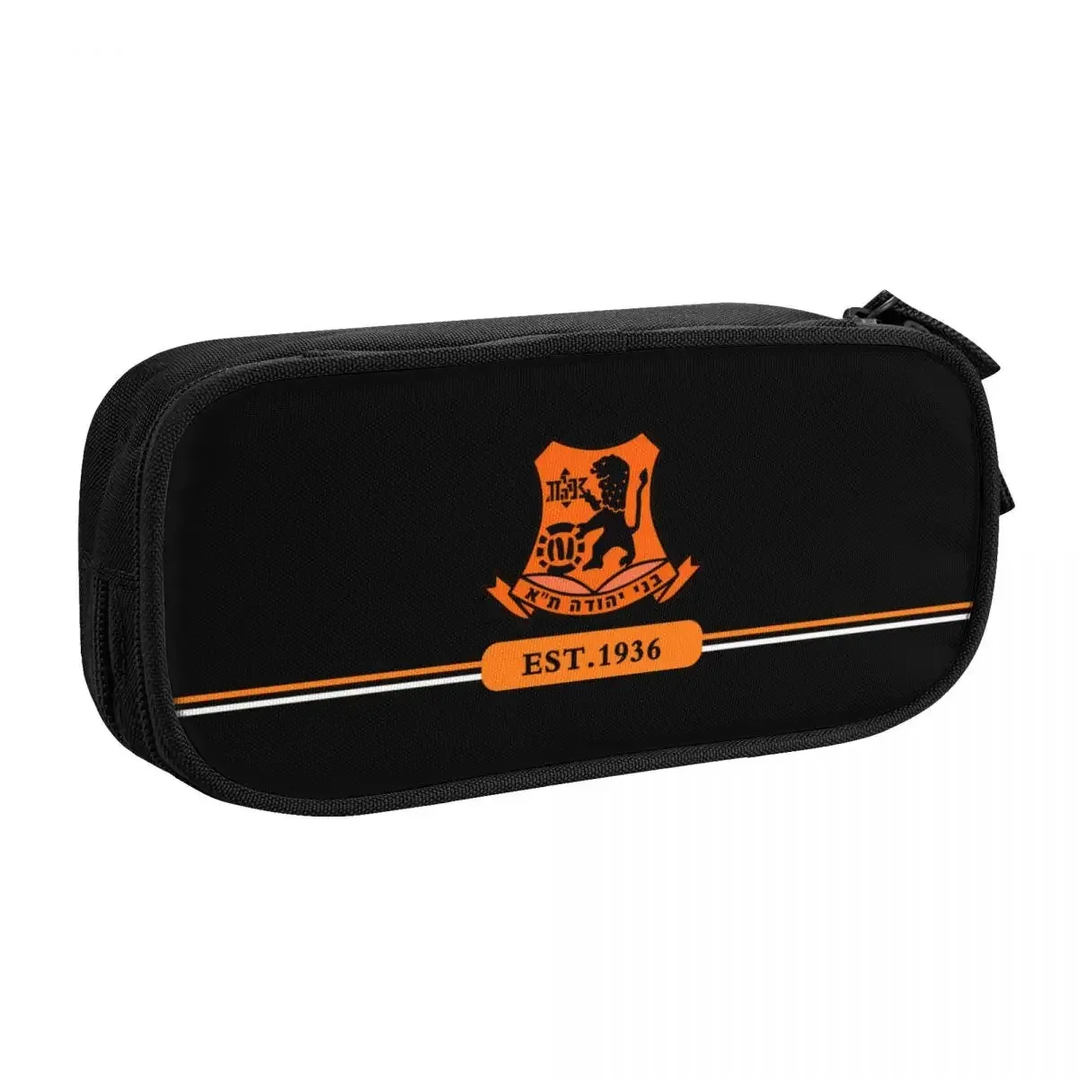 bnei yehuda tel aviv big capacity pencil pen case office college school large storage bag pouch holder box organizer
