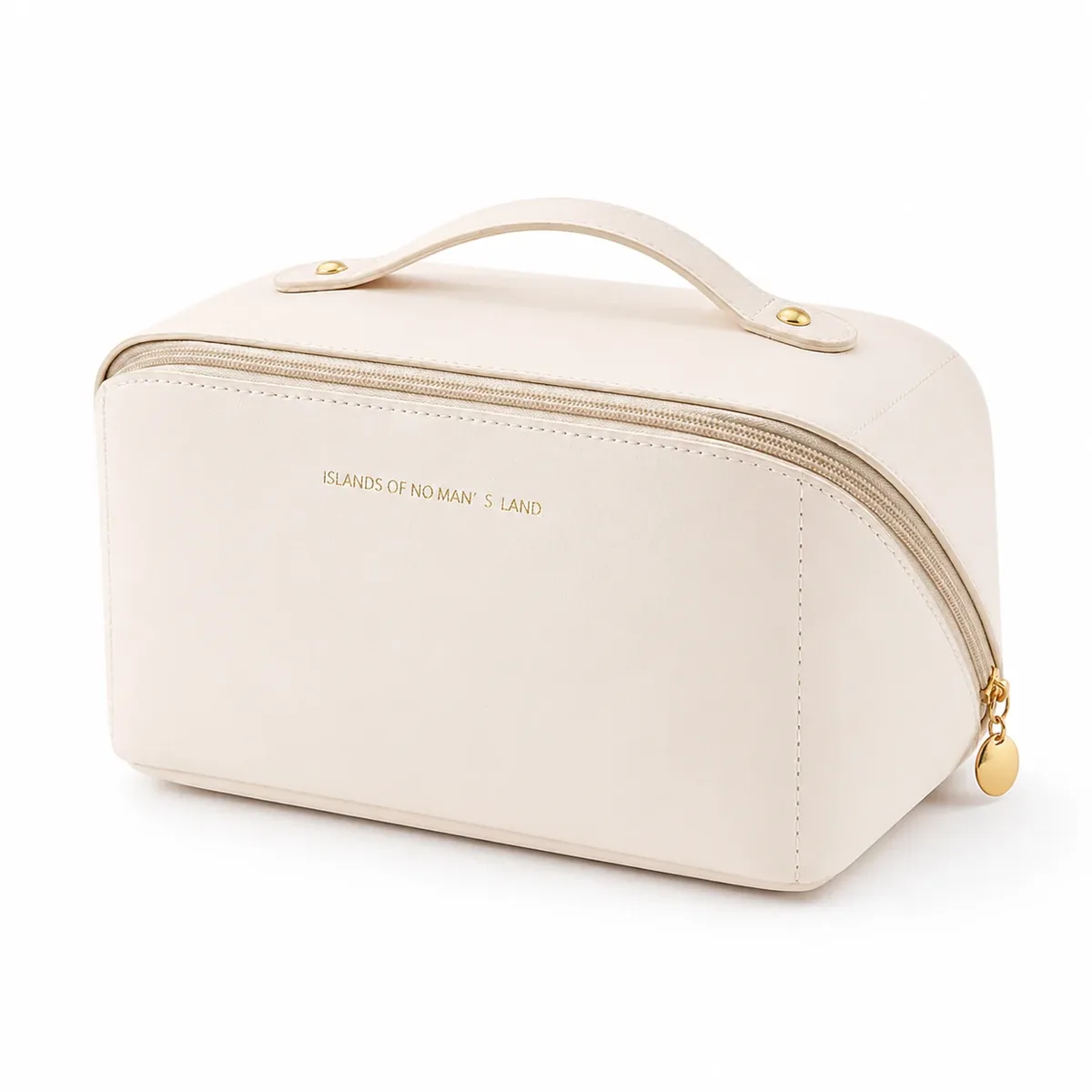 grande trousse de maquillage de voyage portable avec poignée, organisateur cosmétique multi-compartiments, trousse de toilette pour femmes
