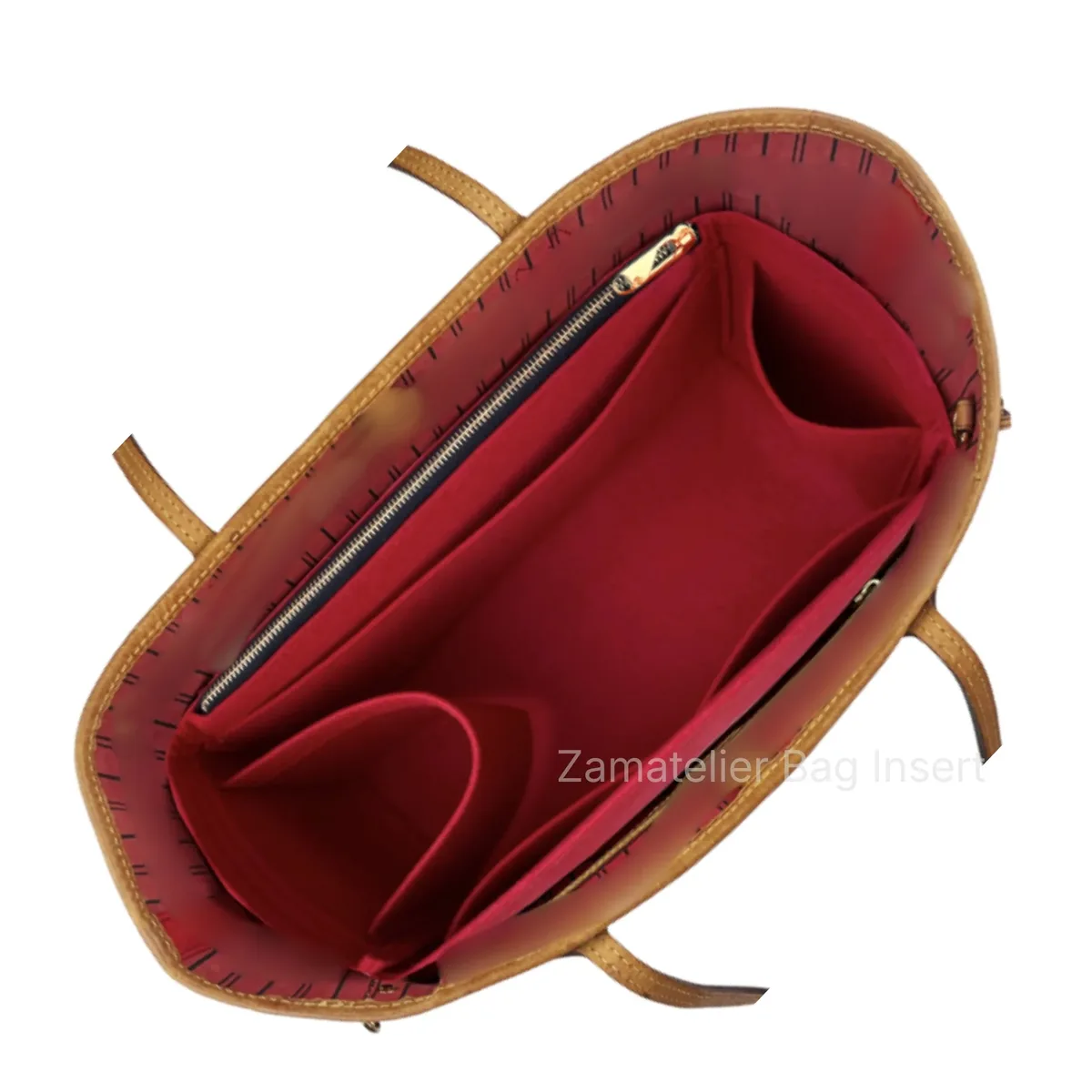 Organisateur de sac fourre-tout en feutre pour Neverfull PM/MM/GM, insert en feutre pour sac à main avec porte-bouteille, base de sac de shopping en feutre