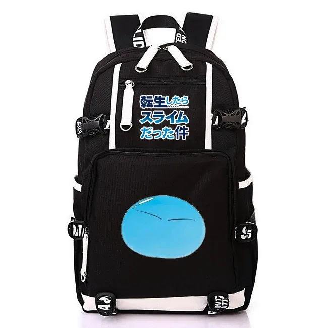 sac à dos d'école kawaii de l'anime that time i got reincarnated as a slime pour adolescentes et adolescents, sac à dos léger en oxford pour ordinateur portable