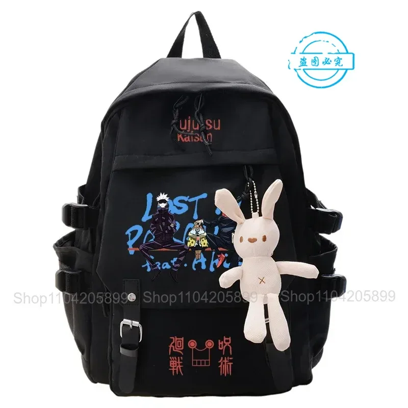 sac à dos jujutsu kaisen, sac d'école pour étudiants, cosplay, mochila, cadeaux pour garçons et filles, sac à dos de dessin animé, sac à dos pour ordinateur portable, sac à dos de voyage
