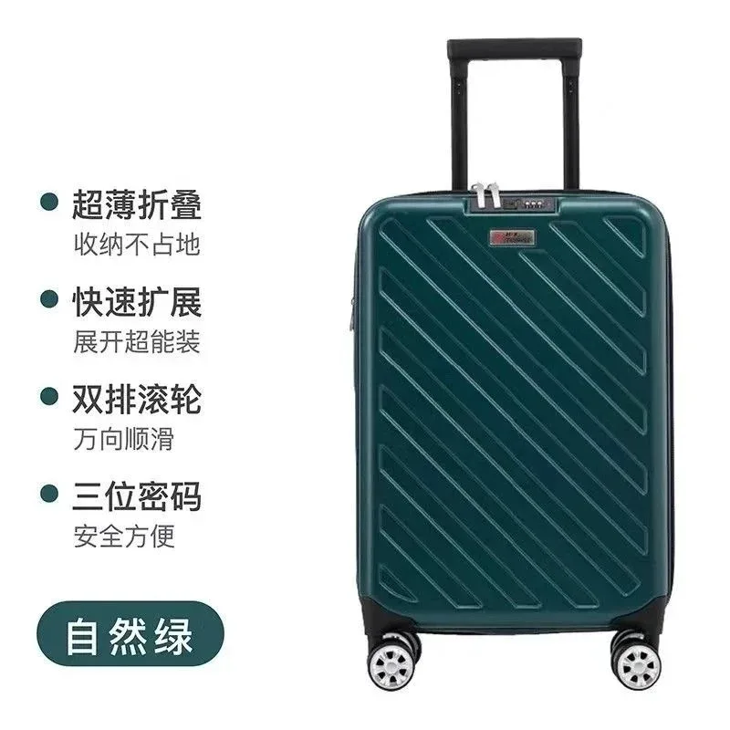 valise pliable 20 pouces avec roulettes pivotantes, valise trolley 24/28 pouces, bagage de voyage exporté au japon