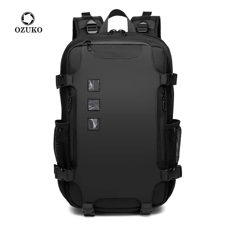 ozuko hommes sac à dos grande capacité 16 pouces sacs à dos d'ordinateur portable usb charge adolescent cartable mâle sac de voyage étanche mochilas
