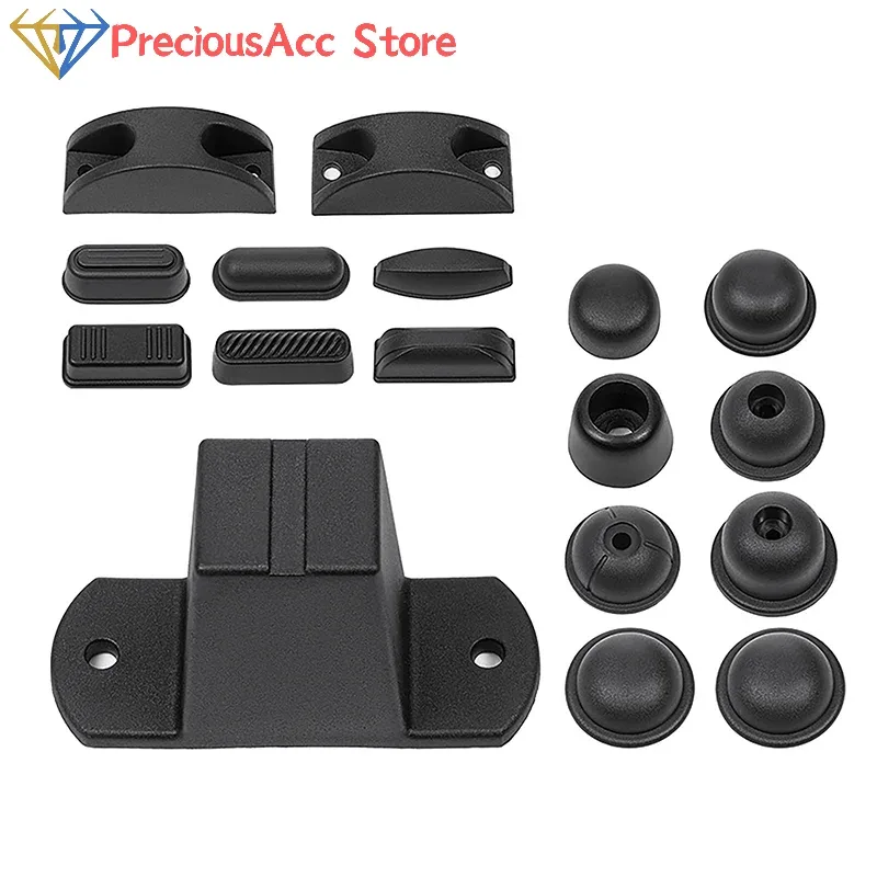 1 pièces noir remplacement en plastique goujon bagages pieds tampons bagages goujon pied pieds tampons pour tous les sacs de valise support de bagages pieds 2025