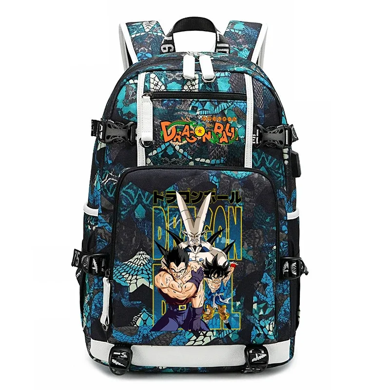 sac à dos imprimé dragon ball z pour étudiants, grande capacité, sac à dos décontracté pour enfants, adolescents, voyages scolaires