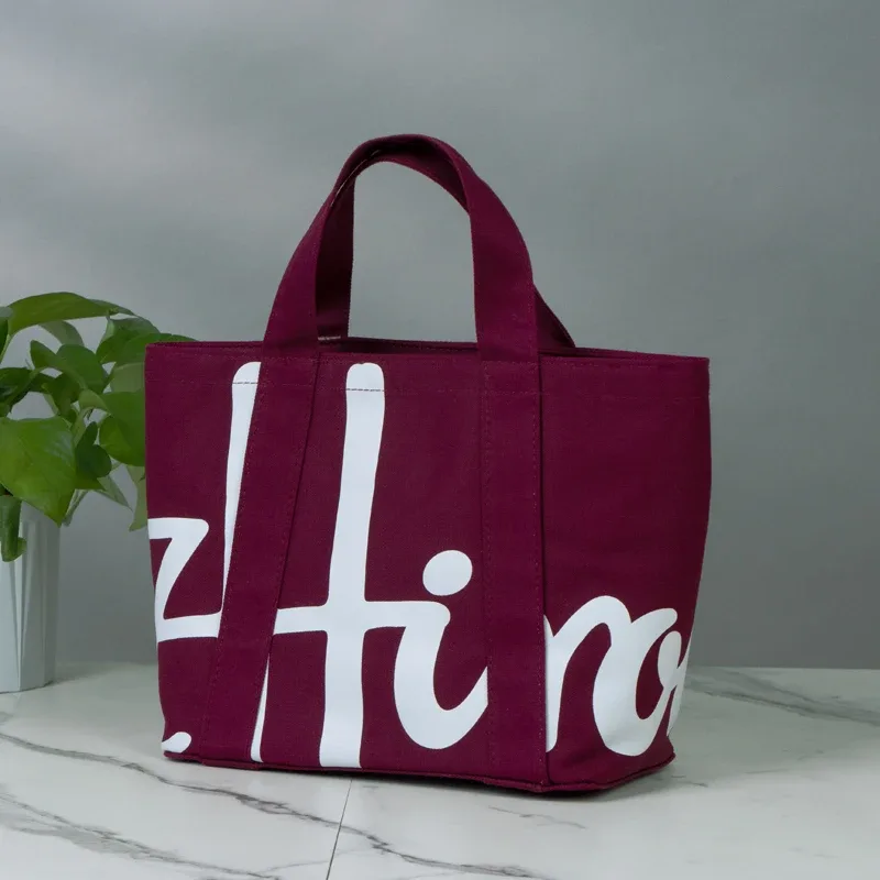sac fourre-tout tendance en toile de coton, sac à main seau, collection promotionnelle