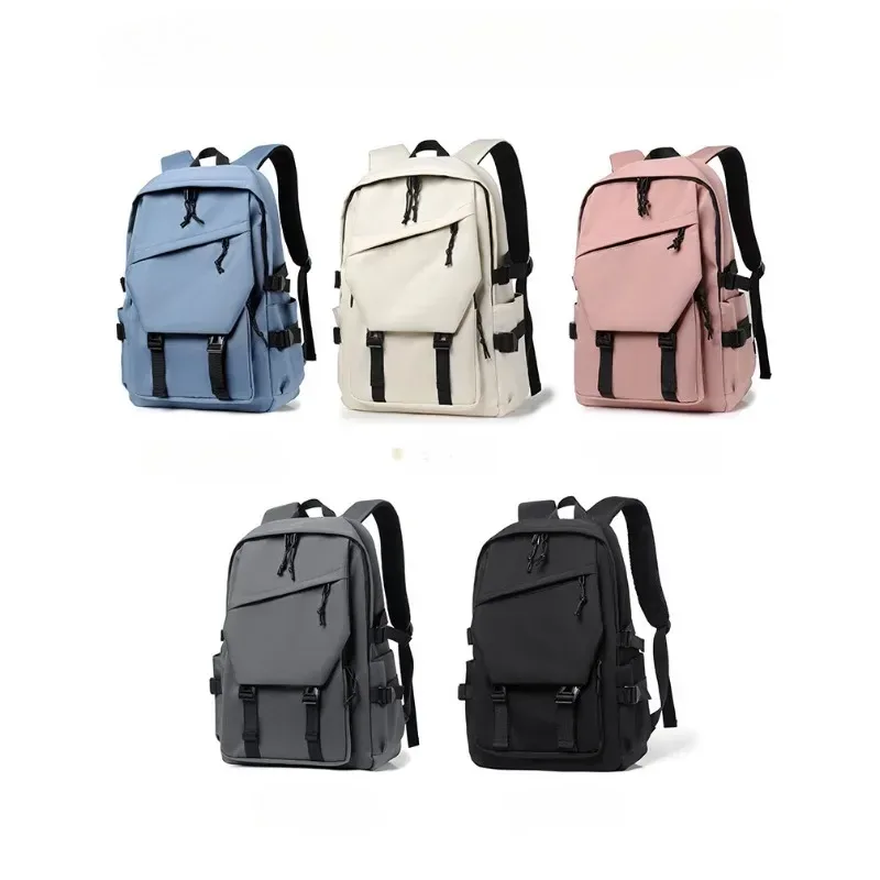 sac à dos de voyage en tissu oxford pour hommes et femmes, 14 pouces, style département sen simple, grande capacité, pour étudiants en ordinateur