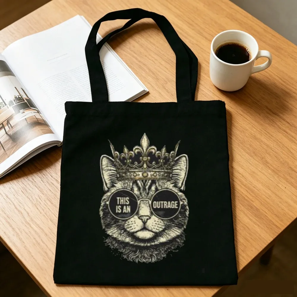 sac cabas réutilisable en toile dungeon crawler carl, style y2k, sac à bandoulière femme
