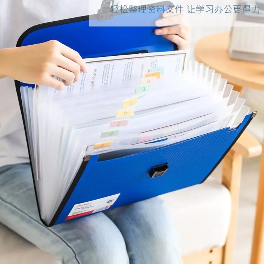 porte-documents extensible a4 simple, classeur accordéon portable, pochette de rangement pour papiers, organiseur de documents