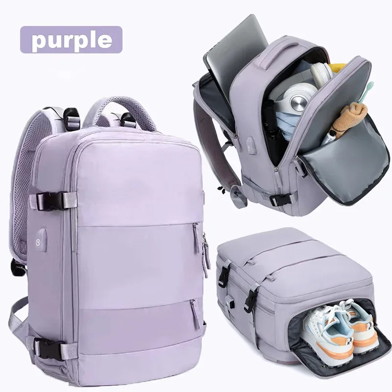 buylor sac à dos de voyage pour femme 40x25x17 sac à dos de cabine d'avion bagage à main sac à dos pour ordinateur portable 14 pouces sac à dos décontracté
