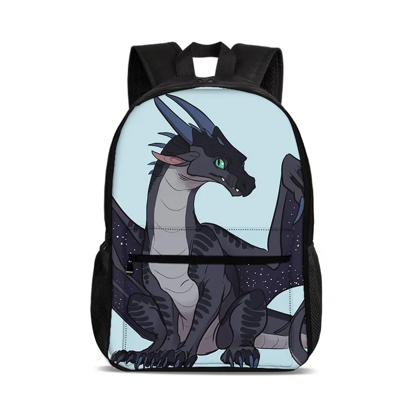 sac à dos pour ordinateur portable wings of fire, grande capacité, imprimé dessin animé, pour garçons et filles de l'école primaire, style polyvalent et tendance