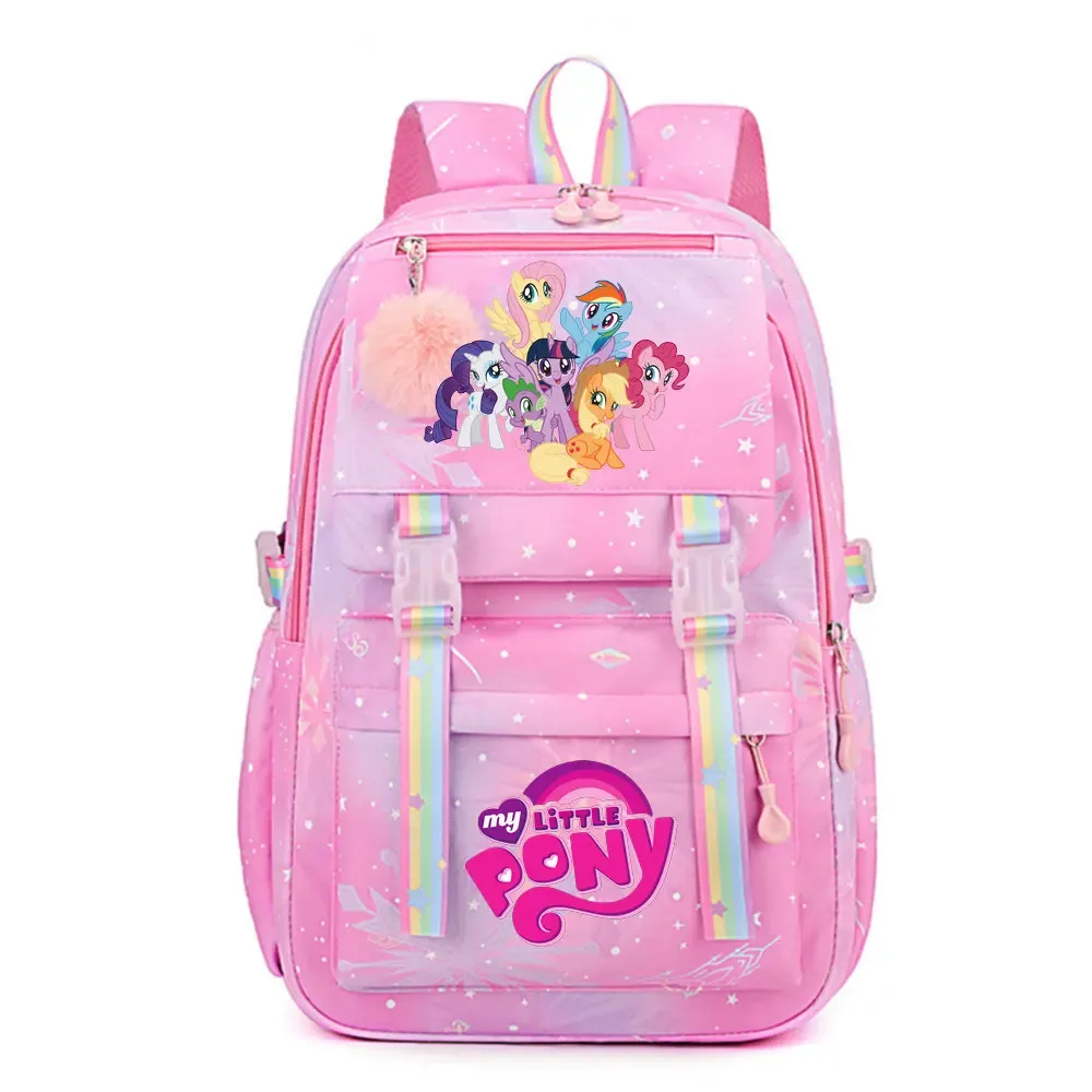 my little pony sac à dos imperméable de grande capacité pour femmes et filles, sac à dos léger pour l'école, sac à dos de voyage décontracté