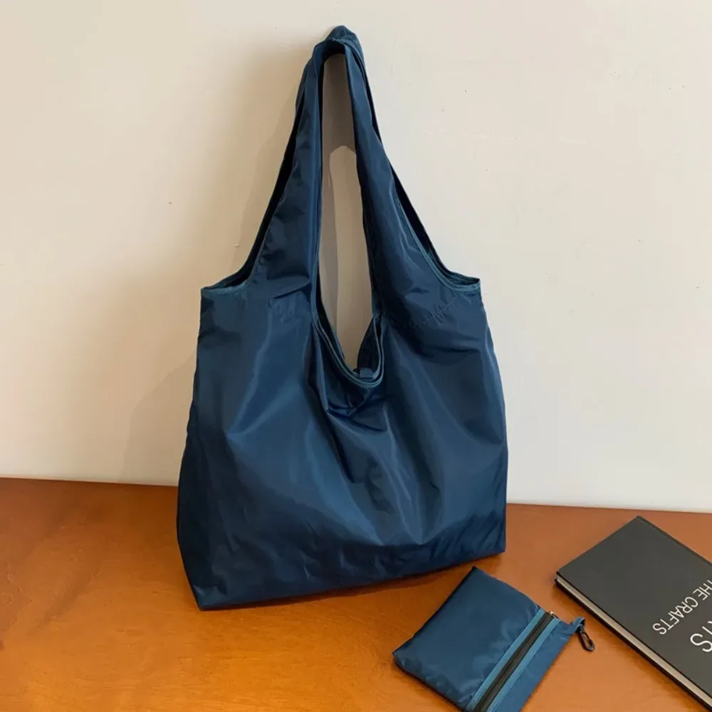 sac pliable ~ sac à main pliable, sac de shopping imperméable, sac de rangement pour épicerie, grande capacité, portable, écologique.