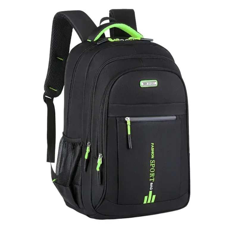 sac à dos pour ordinateur portable de 15,6 pouces avec trois grands compartiments, forte capacité de charge, supporte 45 lb, pour les trajets quotidiens et les voyages