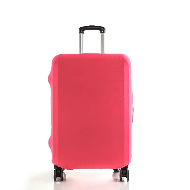 housse de protection pour bagages, couleur unie, adaptée aux valises de 18 à 28 pouces