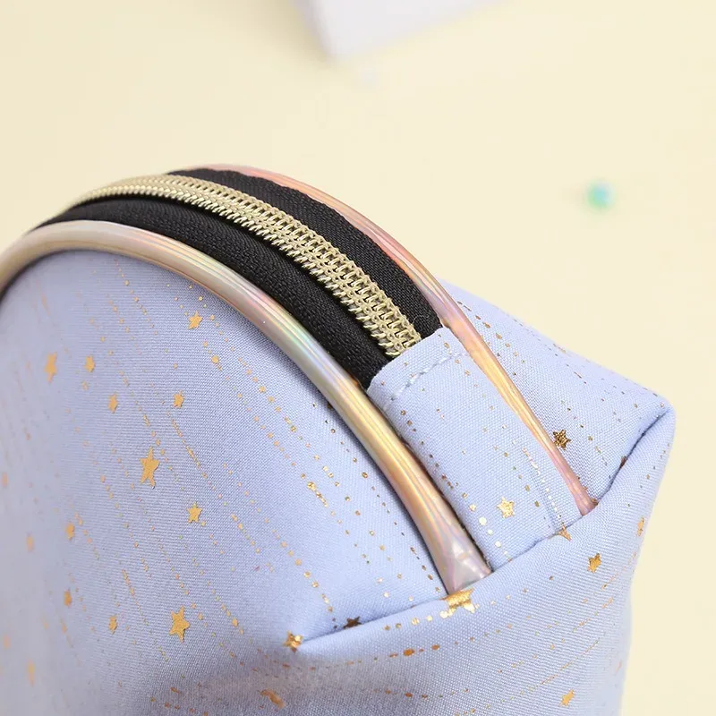 sac de rangement pour cosmétiques de voyage pour femmes et filles, trousse de toilette mignonne, sacs à main de maquillage, portefeuille pour rouge à lèvres et brosse, 2023
