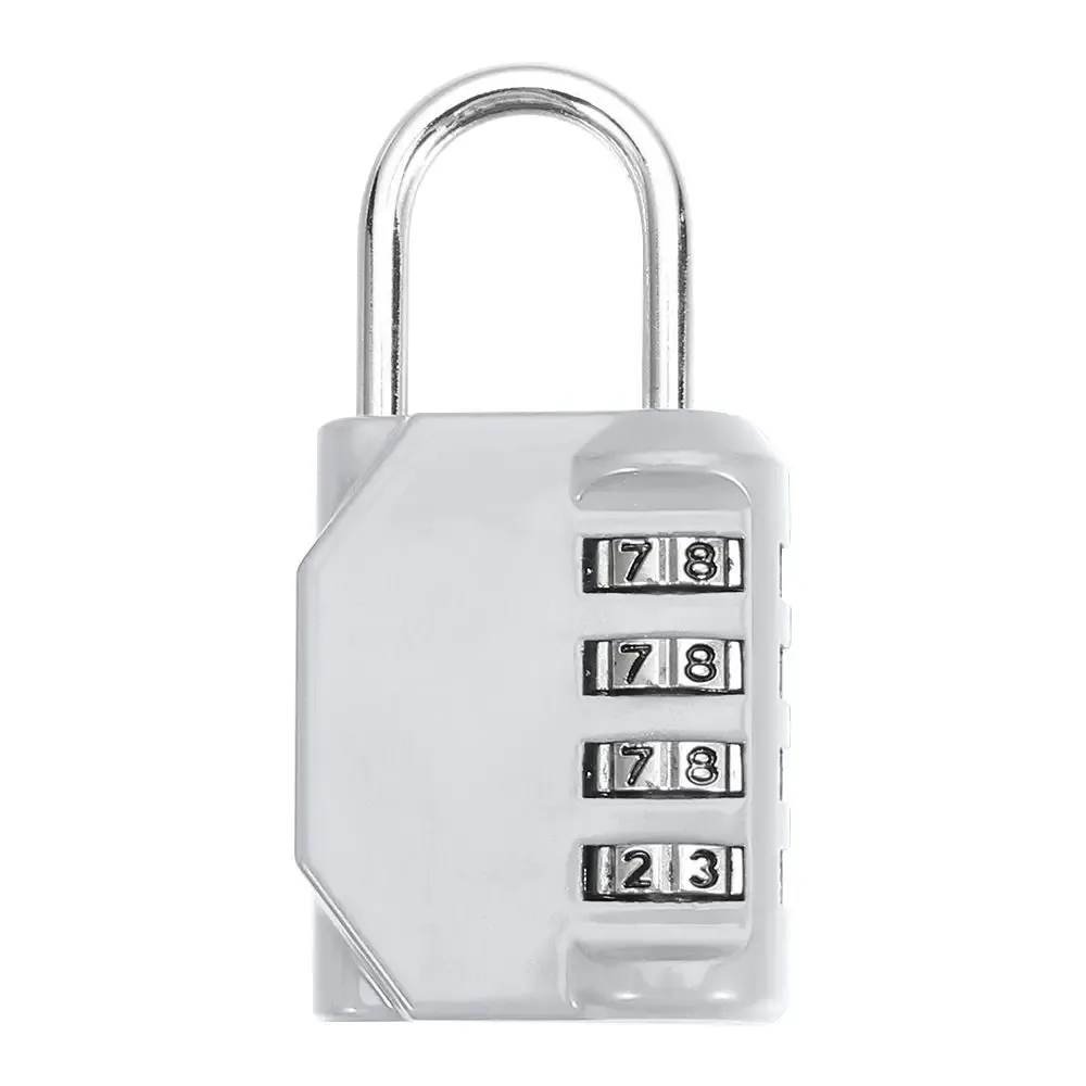 cadenas à combinaison étanche réinitialisable à 4 chiffres, accessoires de voyage