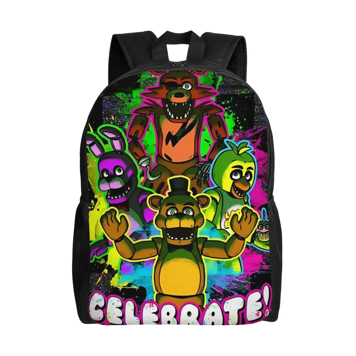 sac à dos foxy fnaf it's me cool, cadeau pour le lycée, la randonnée, les voyages, sac à dos de jeu freddy pour hommes et femmes, sacs en toile pour l'université