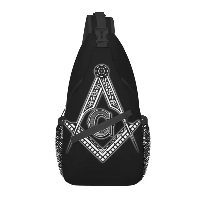 maçonnerie fronde poitrine sac à bandoulière hommes cool maçonnique franc-maçon épaule sac à dos pour voyage cyclisme