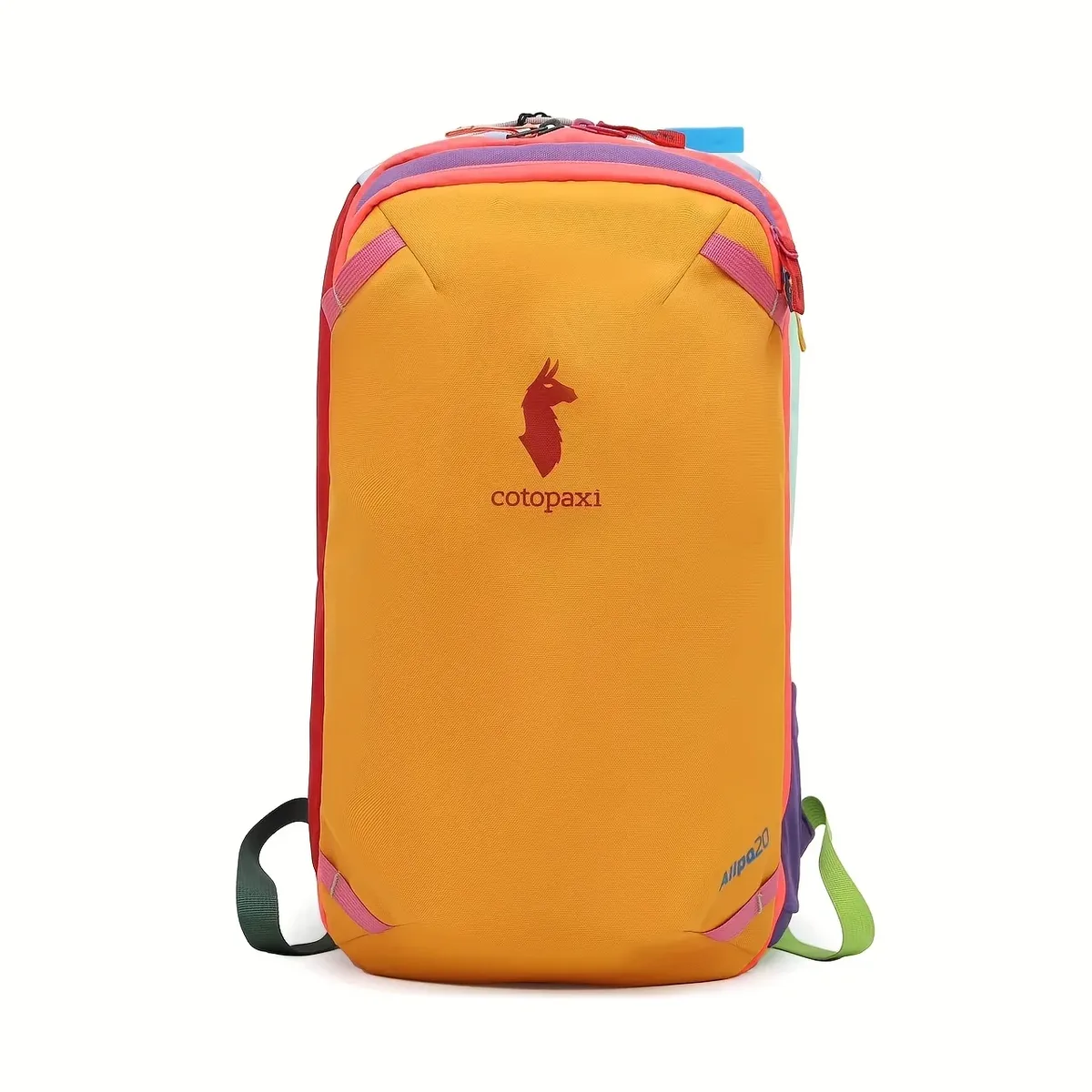 sac à dos double épaule durable aux couleurs vives dopaamine, design camel, idéal pour un usage quotidien et les voyages