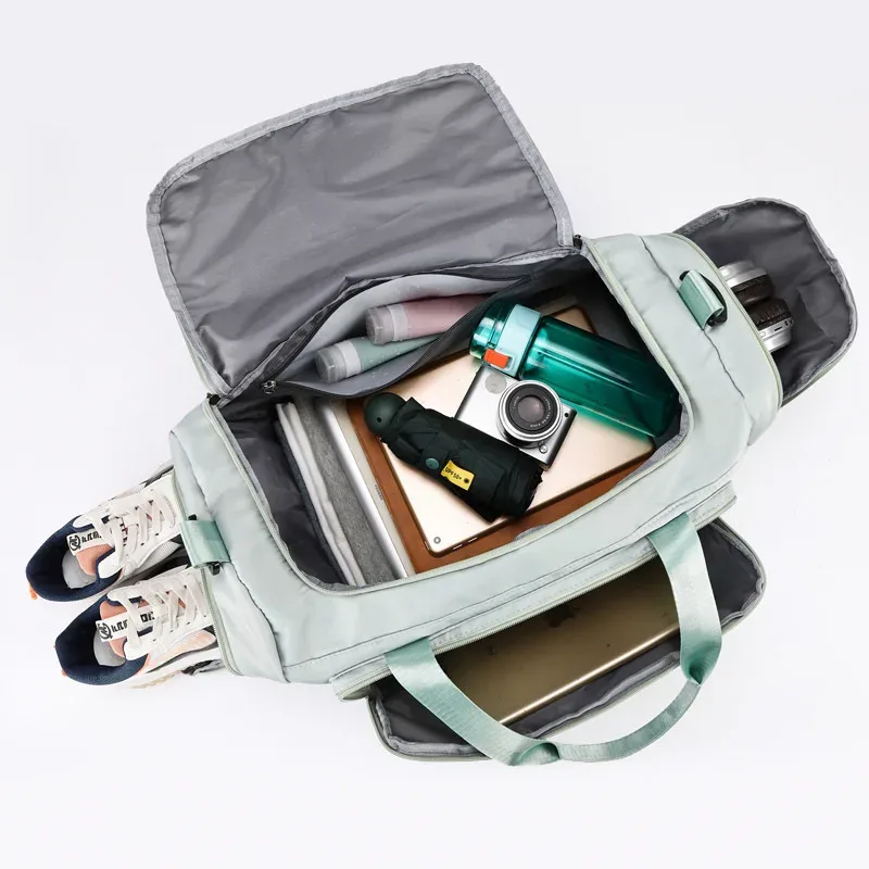 sac à dos multifonction personnalisé avec logo, sac bandoulière pour femme, sac de sport et de fitness pour activités de plein air avec séparation sec/humide