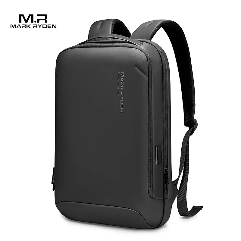 Sac à dos Mark Ryden 15,6 pouces pour homme, sac à dos de loisirs grande capacité, sac à dos d'affaires avec port de charge USB, sac à dos imperméable pour ordinateur