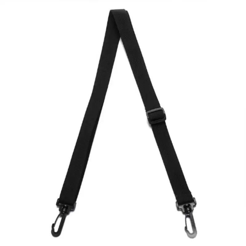 accessoires de sac à bretelles longues noires, ceintures réglables, sac à dos d'épaule de remplacement, bande détachable, utilisation chronologique fréquente, sécurité