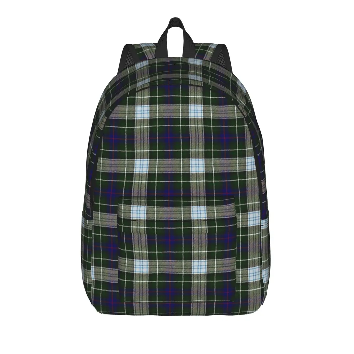 macalpine sac à dos tendance écossais en tartan, durable, pour le lycée, le travail, pour hommes et femmes, sac à bandoulière pour ordinateur portable