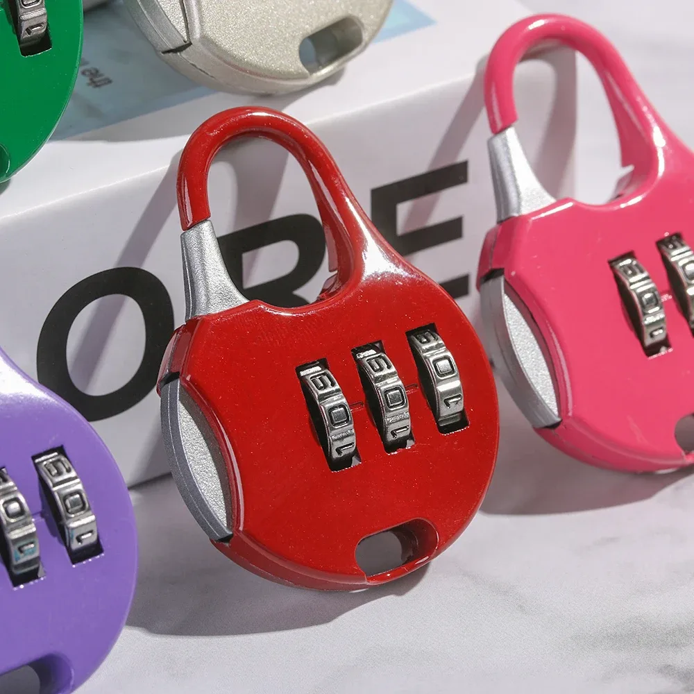 mini cadenas à 3 chiffres en métal, serrure à mot de passe blocode, valise de voyage, protecteur de journal, outil de sécurité, étui de psych, fourniture