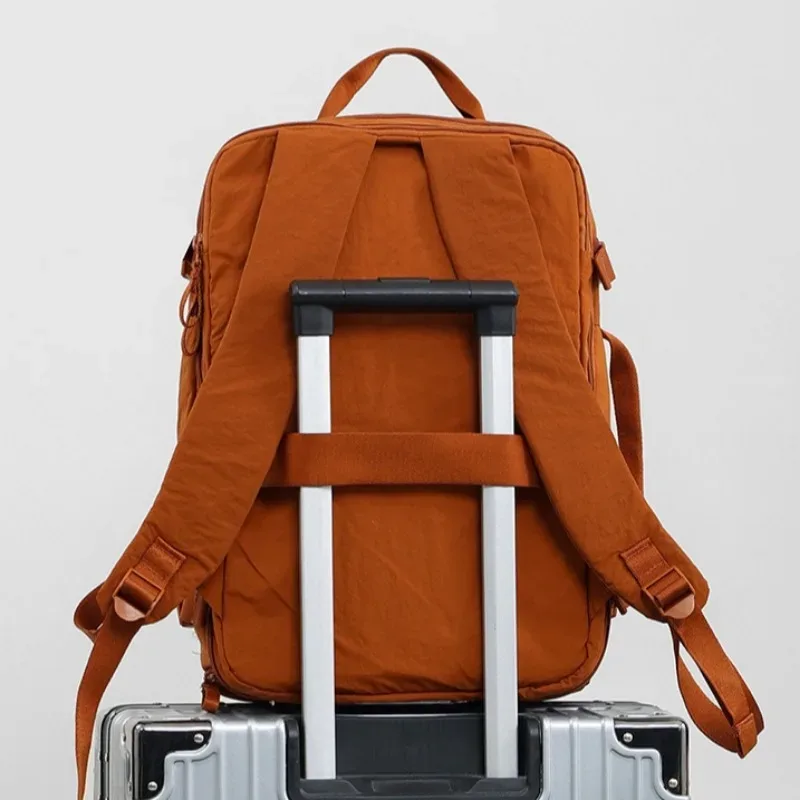 sac à dos de voyage léger en nylon imperméable, grand compartiment extensible pour chaussures, sac à dos de randonnée et d'alpinisme, sac pour ordinateur portable pour voyages d'affaires