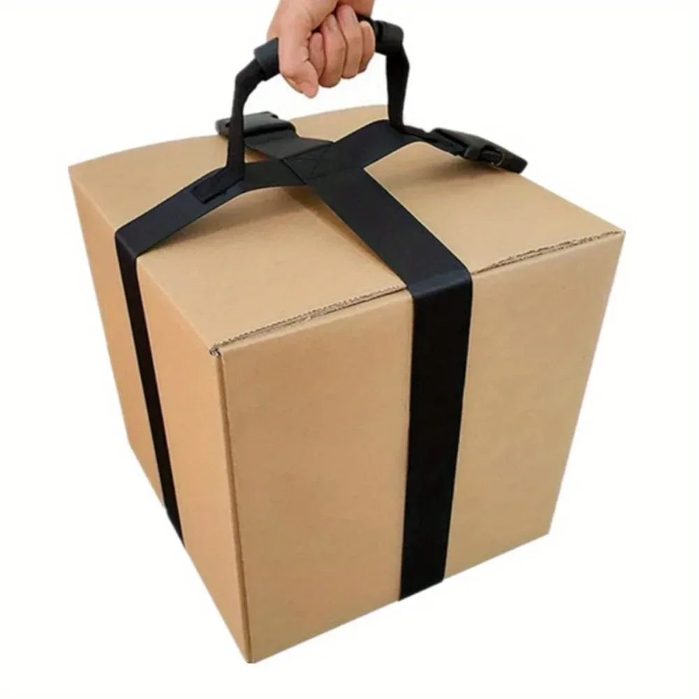sangle de bagage réglable robuste avec poignée - sangle de déménagement et d'emballage antidérapante, sangle de transport adaptée aux voyages, au transport et à l'emballage