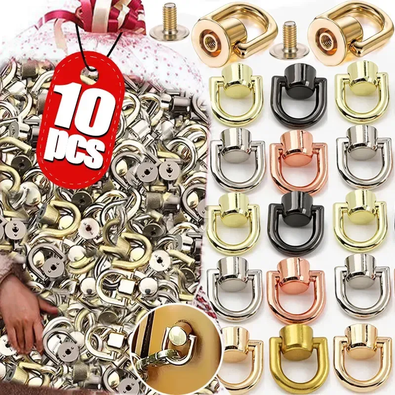 sac en métal rivet clou boucle goujons bouton sac à main cintre de ceinture en cuir artisanat sac à bagages boucle tong snap matériel accessoire