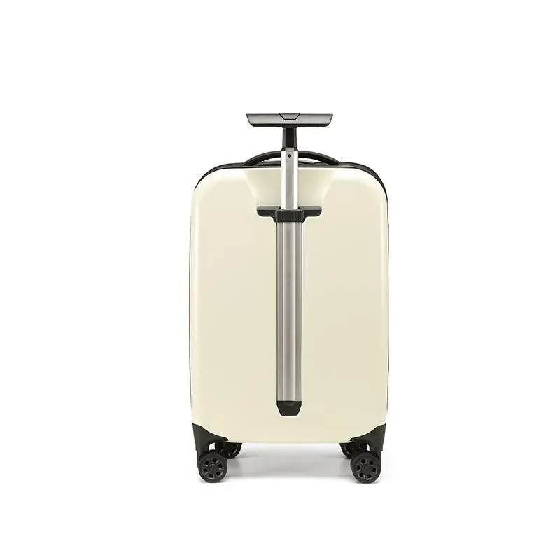 bagage pliable à poignée télescopique à tube unique – sac de cabine de 20" et valise à carreaux de 24" avec ro