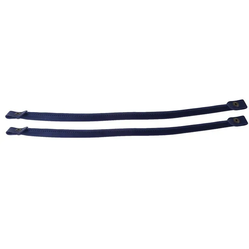 1/2 poignées de sac de rechange pour sacs à main, bandoulière pour sacs à bandoulière femme, sangle en cuir pu, ceinture de sac couleur unie, accessoires diy avec fermoir