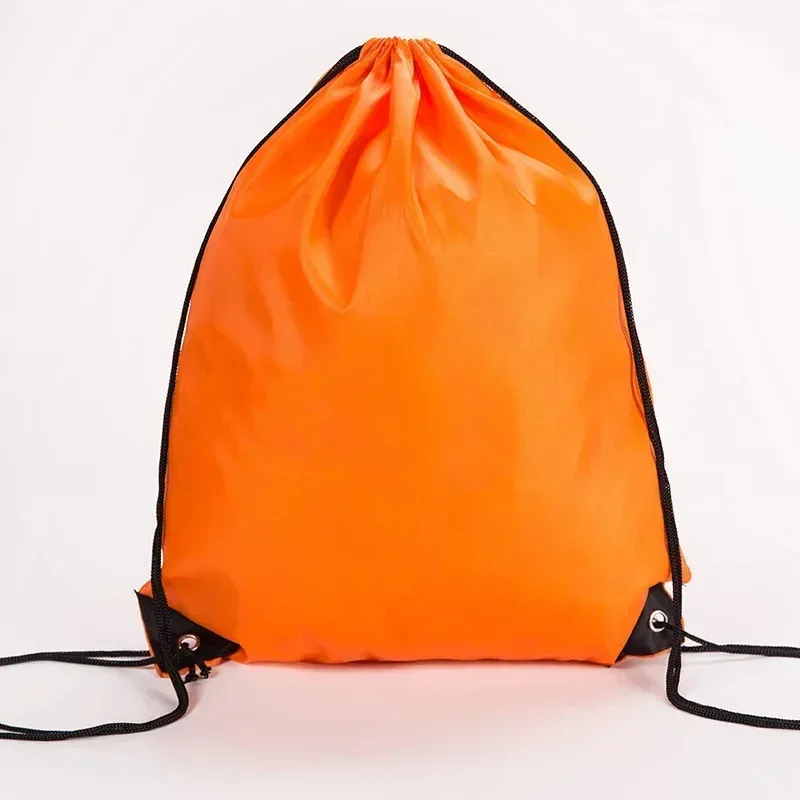 sac à dos portable en nylon avec cordon de serrage pour usage quotidien, voyage, plage, camping, sports de plein air, imperméable
