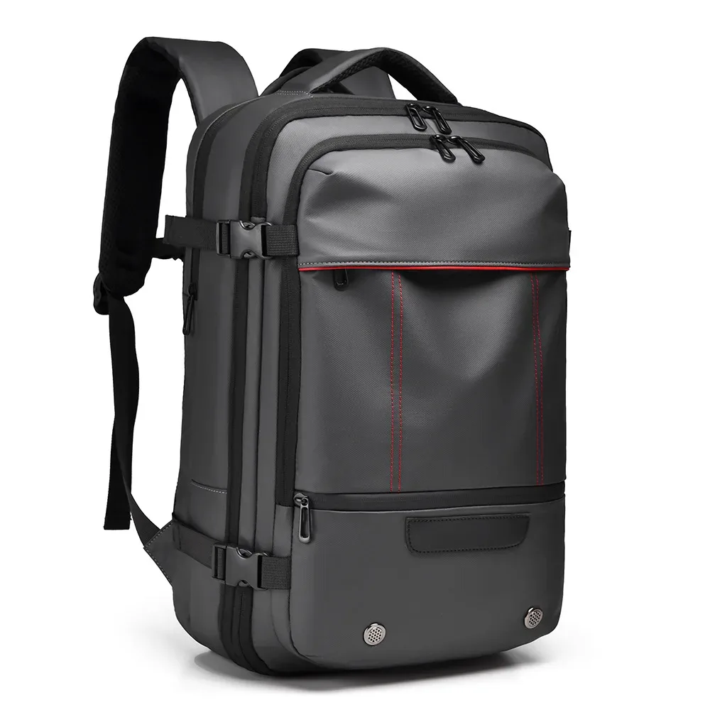 sac d'ordinateur de grande capacité avec logo sr personnalisé pour homme, extensible, motif personnalisé, voyage d'affaires