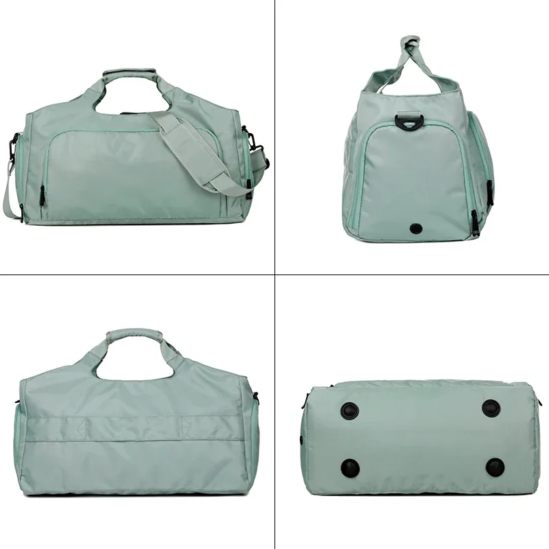 sac de sport personnalisé avec logo, support et séparation sèche, sac de natation, sac de fitness, sac à bagages, nom imprimé personnalisé, motif photo