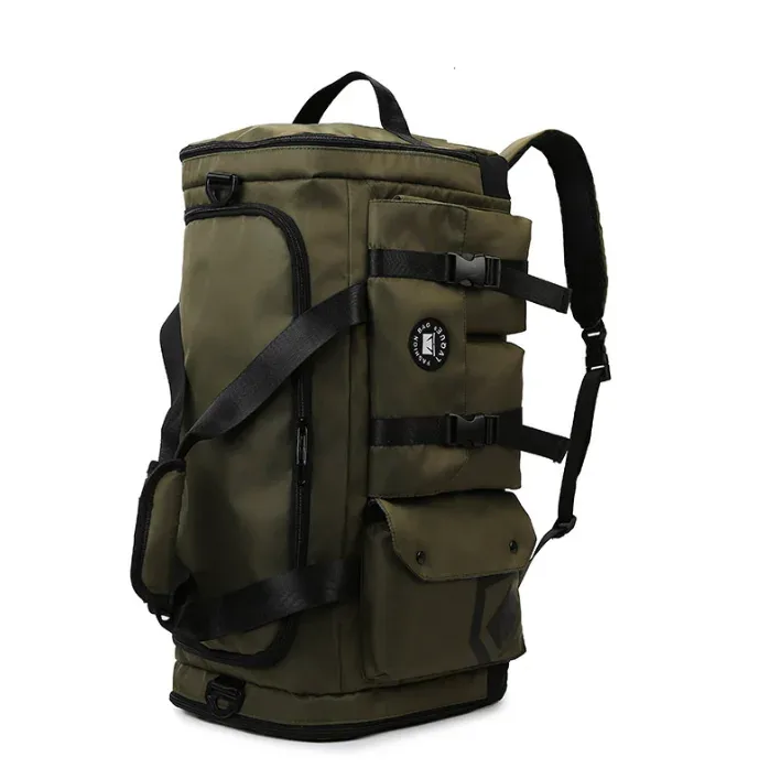 nouveau sac de voyage grande capacité 2025, compartiment séparé pour chaussures, sac de sport et de gym avec fermeture éclair pour séparation sec/humide
