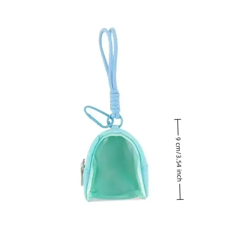 porte-monnaie multifonctionnel mini, sac de rangement, étui transparent, organiseur de clés portable, étui pour écouteurs
