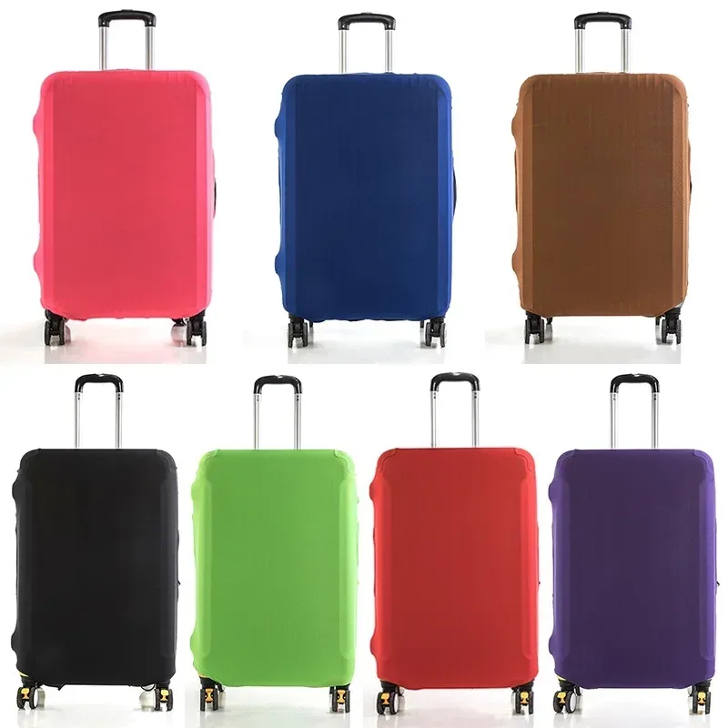 housse de protection pour bagages en tissu extensible, housse anti-poussière pour valise, adaptée aux valises de 18 à 32 pouces, organisateur de voyage
