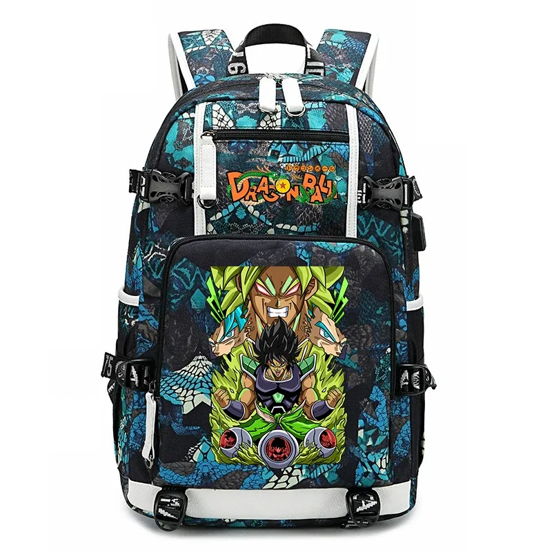 sac à dos pour étudiants avec imprimé dragon ball z, grande capacité, sac à dos décontracté pour enfants, adolescents, garçons et filles, pour l'école et les voyages
