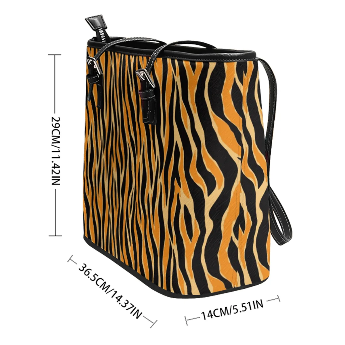 Sac à bandoulière en cuir PVC Oxford imprimé léopard doré, fourre-tout de voyage léger à fermeture éclair, sac à main de week-end de travail Convertible quotidien
